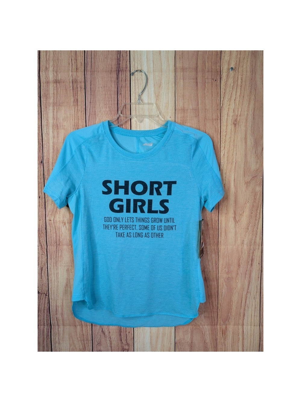 AVIA Women's Short Girls Graphic Tee Blue Athletic Performance Shirt XS